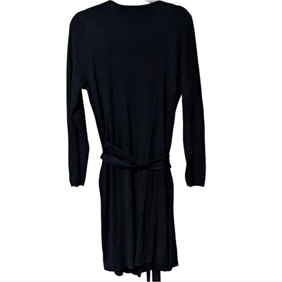 Pamela Dennis Private Client Group cotton cashmere knit full wrap dress Large - Picture 2 of 10